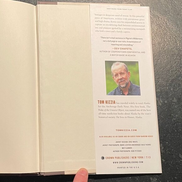 "Pilgrim's Wilderness," by Tom Kizzia, 2013 First Ed. Hardcover - Picture 6 of 8